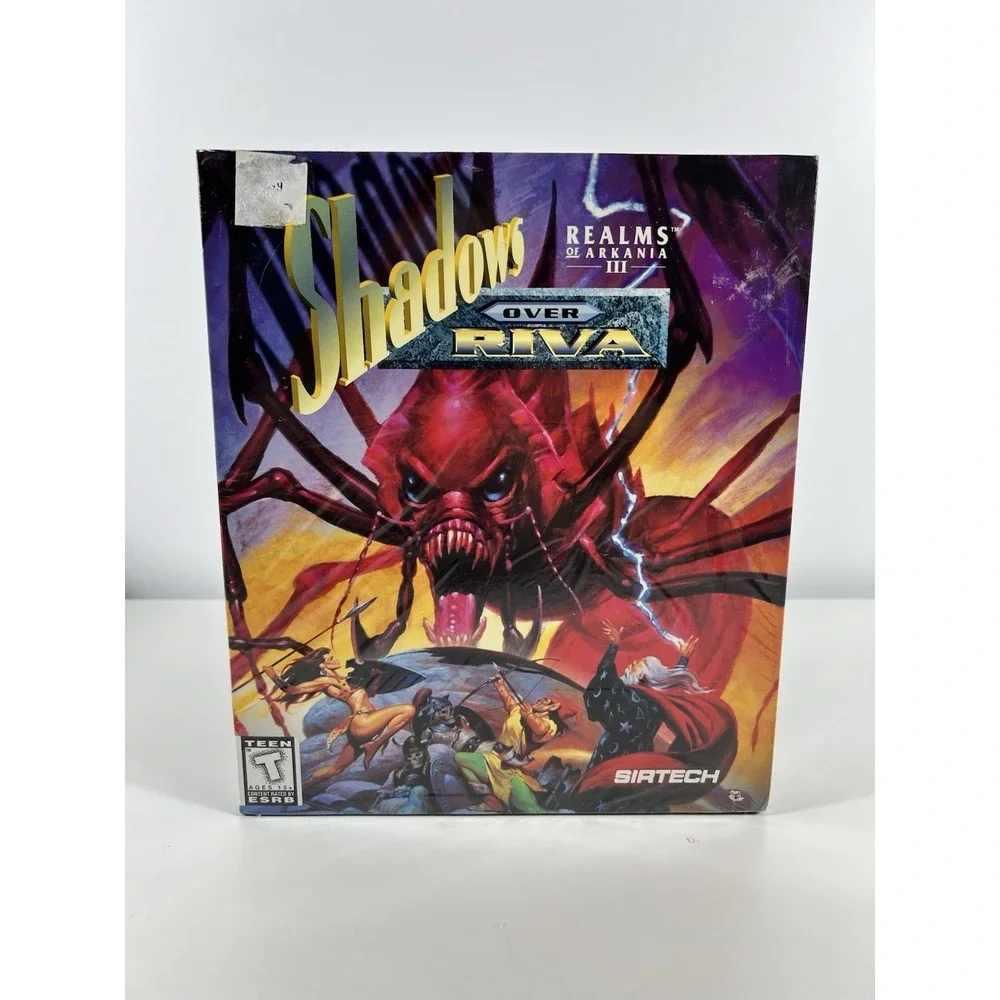 Realms of Arkania III: Shadows Over Riva Big Box (PC, 1997) SEALED